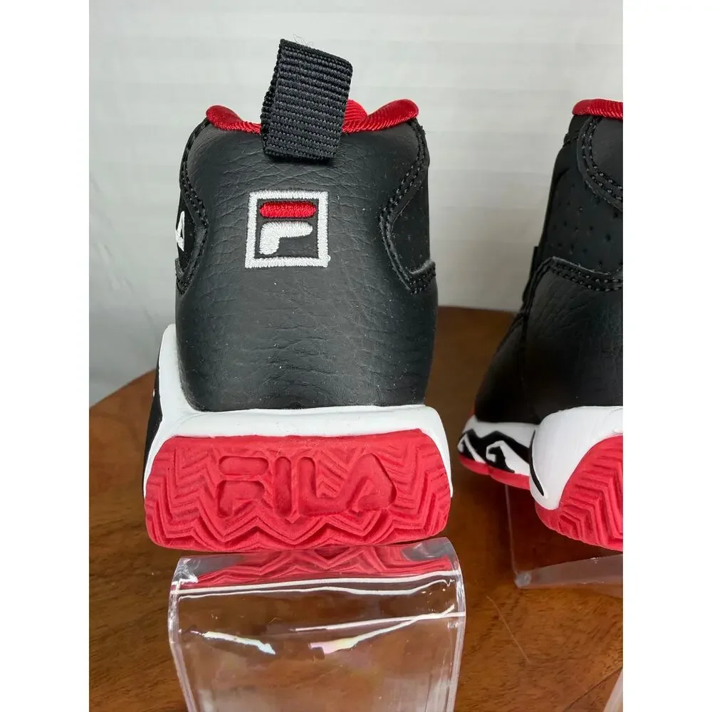 NWT Fila MB Infant Basketball Shoes Black Red Size 5 MSRP $50